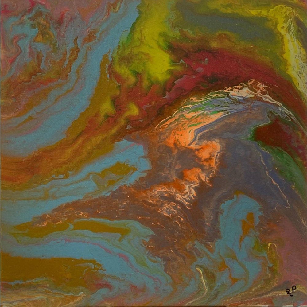 Pastel Dreams - marble pour handpainted